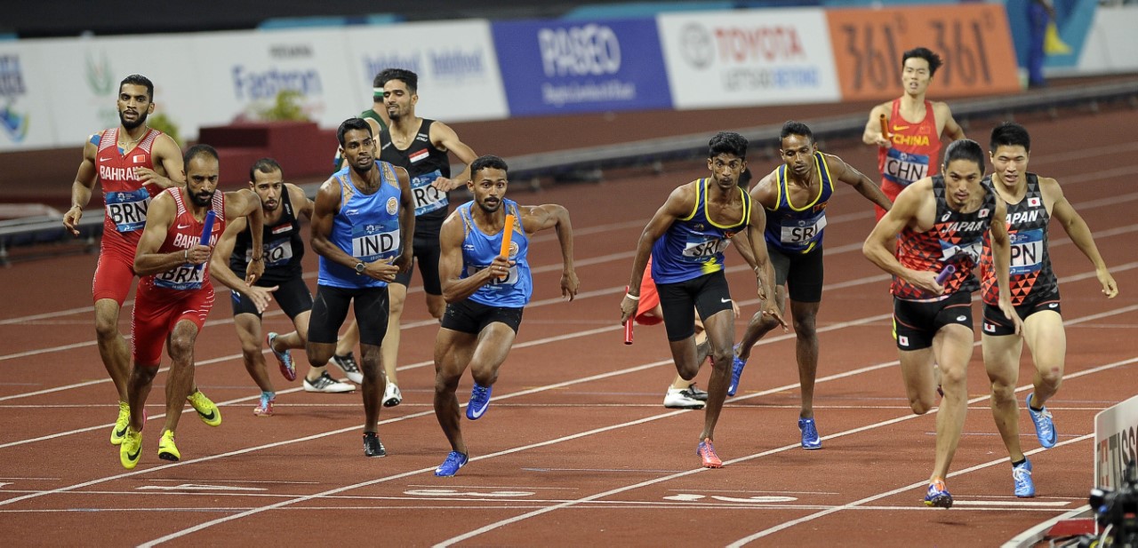 Sri Lanka finish fourth in 4x400m men's relay at Asian Games www