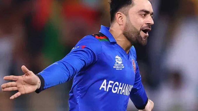Trent Rockets' Rashid Khan during The Hundred match at Trent Bridge,  Nottingham. Picture date: Friday August 13, 2021 Stock Photo - Alamy