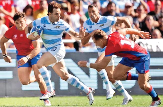 Argentina thrash Chile to set up Rugby World Cup decider against